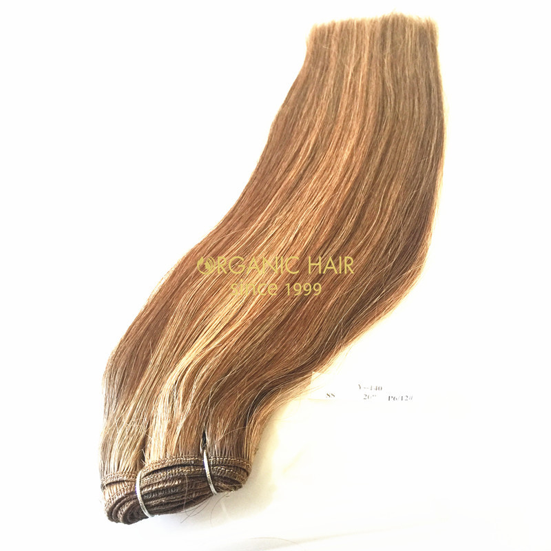 Real human hair extensions